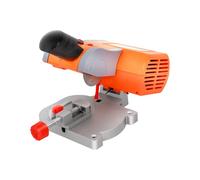 7800 RPM 220V Mini Sierra ingletadora Mesa Benchtop Sierra Chop 45 grados Gauge ajustable para aluminio metal madera plástico sierra angular Hojas de sierra circulares motosierra corte