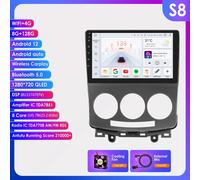 Radio Multimedia con GPS para coche, unidad principal con Android, DSP, IPS, 8GB, 128GB, voz IA, P1 AHDC6