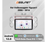 7862 Android 12 radio de coche estéreo para VW Volkswagen Tiguan 1 2006-2016 reproductor de vídeo multimedia 4G DSP Carplay GPS navi Autoradio S1 B-8Core-3G 32G