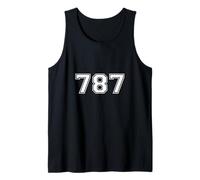 787 Número Puerto Rico Código De Área Boricua Puertorriqueño Camiseta sin Mangas