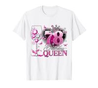 78th Birthday Queen Pink Wine 78 Years Old Women Girls Camiseta