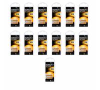 78x Duracell 312 DA312 Cinta Lásche Zink Aire Paquete Pilas
