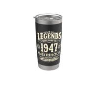 79 Cumpleaños Hombre regalo Vintage Año 1947 Vaso térmico de acero inoxidable de doble pared