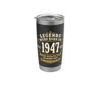 79 Cumpleaños Hombre regalo Vintage Año 1947 Vaso térmico de acero inoxidable de doble pared