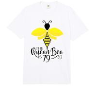 79 cumpleaños La Abeja Reina es abejorro de 79 años Comfort Colors Adult Heavyweight T-Shirt