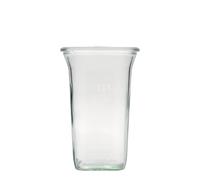 795 ml WECK-Quadroglas, cuadrado, boca: borde redondo