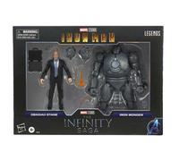 Figura Obadiah Stane & Iron Man Monger The Infinity Saga Avengers Iron Man Marvel Legends Series Articulada 16 cms y 23 cms