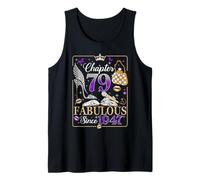 79th Birthday Queen Chapter 79 Fabulous Since 1947 Women Camiseta sin Mangas