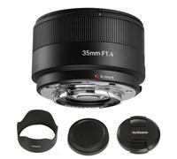 7Artesanos AF 35mm F1.4 Lente autofocus APS-C para cámaras X-Mount X-A1 X-A10 X-M1 X-T1 X-T10 X-T100 X-PR01 X-PR03 X-E1 X-E2S X-E4 XS10 XS20 y más Negro