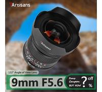 7artisanos 9mm F5.6 ASPH. Marco completo con filtro ND trasero para fotografía de humanidades con Sony E A7RIII Nikon Z Canon RF L Mount 9mm F5.6