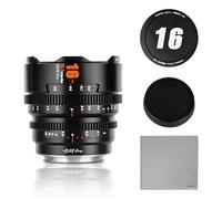 7Artisans 16mm T2.1 Serie Hope Lente de Cine Profesional Marco S35 Compatible con Fuji X-Mount, para FujiX-S20/X-T5/X-H2/X-T4/X-H2S/X-T3/X-S16(Negro)