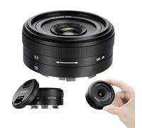 7Artisans 18mm F5.6 Full Frame Lente,Compatible Sony e Mount Marco Completo Ultra Fino,Manual Enfoque, Gran Apertura, Lente de Distancia Focal Fija,for Sony A7III A9 NEX 3 7 A6100 A6300
