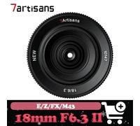 7artisans 18mm F6.3 II lente de tapa gran angular lente de paisaje lente de cámara personalizada para Sony E Fuji Canon Panasonic S5M43