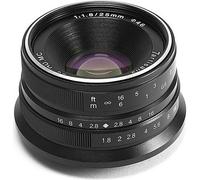 7artisans 25 mm f/1.8 para Sony E-Mount (negro) nuevo