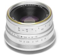 7artisans 25 mm f/1.8 para Sony E-Mount (plateado) nuevo