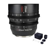 7artisans 35 mm T1.05 lente de gran apertura manual Cine compatible con M4/3 montaje para Panasonic/BMPCC 4K/6K ZCAM E2G/E2-M4/E2/E2C