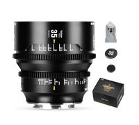7artisans 35mm T1.5 Drean Series Objetivo de Cine Profesional, Lente Prime de Cine, Manual, de Fotograma Completo y Gran Apertura, Compatible con Canon EOS R, Red, R3, R5, R6, R7, R10, RP, Negro