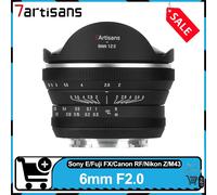 7Artisans ojo de pez de 6 mm f/2 Canon RF-S-Mount