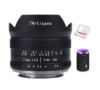 7artisans 7.5mm F2.8 II V2.0 objetivo ojo de pez, compatible con Cámaras con montura X Fuji X-A1 X-A10 X-A2 X-A3 A-AT X-M1 XM2 X-T1 X-T3 X-T10 X-T2 X-T20 X-T30 X-Pro1 X-Pro2 X-E1 X-E2 E-E2s X-E3