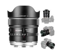 7artisans AF 10 mm F2.5 MAX Full Format Fisheye E-Mount Objekti | Ángulo de visión de 185°, 11 elementos/8 grupos, enfoque automático STM, carcasa de metal, resolución de 60 MP