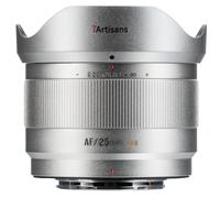 7artisans AF 25mm F1.8 APS-C Plata Lente Ligera 180g para FX Montura | Reconocimiento facial/ocular, gran apertura, compatible con Fujifilm X mount X-H1,X-T2,X-T50,X-T200, X-S10, X-Pro1,X-E3, X-M5