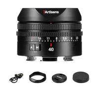 7ARTISANS AF 40 mm F2.5 FE - Objetivo de enfoque automático de formato completo, lente de cámara ultraligera (90 g), botón FN, interruptor AF/MF, con anillo de enfoque, compatible con cámaras Sony E