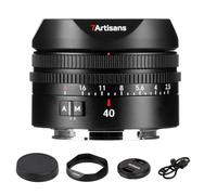 7artisans AF 40mm F2.5 Objetivo Full Frame 90g Lente para Montaje E | Enfoque automático/Manual, reconocimiento Ocular Humano, Compatible con Sony E A7M, A7R5, A7C, ZVE series, FX3