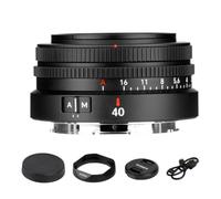 7artisans AF 40mm F2.5 Objetivo Full Frame 90g Lente para Montaje L | Enfoque automático/Manual, reconocimiento Ocular Humano, Compatible con L Mount S1M2 S1RM2 S1 S5M2X S5M2 S5 fp fpL