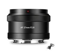 7artisans AF - Lente de cámara F2.8 APS-C de 27 mm con enfoque automático STM Prime lente de gran apertura compatible con cámaras Sony E-mount sin espejo A6300 A6400 A6500 A6600 NEX-3 NEX-3N A7R