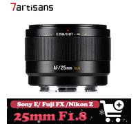 7artisans APS-C 25mm F1.8 Lente de Gran Apertura para Retratos con Enfoque Automático, Lente de Cámara Gran Angular para Sony A7S, Fuji X-T200, Nikon Z9