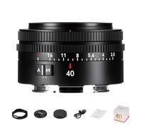 7artisans AutoFocus de 40 mm F2.5 Lente Fotograma Completo Compatible con Modo Automático/Manual para Sony FX A1, A9, A7M, A7R, A7S, A7C, ZVE Series FX3, A9II, A7M2, A7S2
