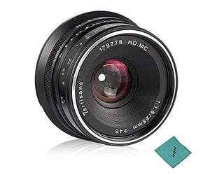 7artisans - Embellecedor Manual para Objetivos Fuji X-A1, X-A10, X-A2, X-A3, X-at/X-M1, X-M2, X-T1, X-T10, X -T2, X-T20, X-Pro1, X-Pro2, X-E1, X-E2 y X-E2s