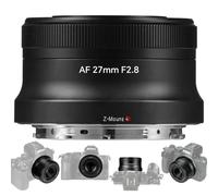 7artisans Lente AF de montaje F2.8 Z de 27 mm, construcción metálica, compatible con cámaras Nikon Z Mount