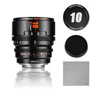 7Artisans Lente de Cine Profesional T2.1 de 10mm Marco S35 Compatible con Montura Macro 4/3, para LUMIX GH5LL/LUMIX GH5S/Z CAM/LUMIX GH6/BMPCC4K/DC-BGH1(Negro)