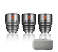 7Artisans Lente de Cine Profesional T2.1 de 35mm/50mm/85mm Marco S35 Compatible con Montura Canon RF-S para Red Komodo/Komodo X/Canon C70/R7/R50/R10 (Gris Titanio)