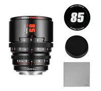 7Artisans Lente de Cine Profesional T2.1 de 85mm Marco S35 Compatible con Montura Macro 4/3, para LUMIX GH5LL/LUMIX GH5S/Z CAM/LUMIX GH6/BMPCC4K/DC-BGH1(Negro)