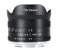 7artisans Lente fija manual de ojo de pez de 7,5 mm f2.8 Mark II APS-C para cámaras Canon R Mount Mirrorless R RP R5 R6