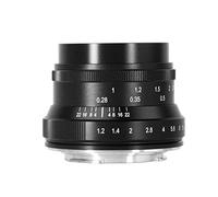 7artisans Lente Prime de 35 mm f1.2 Mark II APS-C de apertura más grande compatible con Canon Eos-M1 Eos-M2 Eos-M3 M5 M6 M10 M50 (nueva versión)