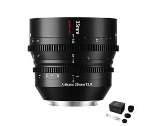 7artisans Lente T2.0 Cine de 35 mm, marco completo, apertura grande para Sony E-Mount
