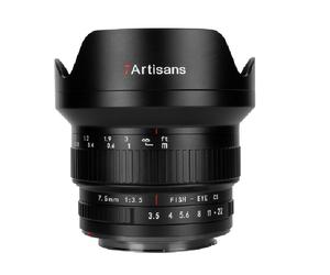 7Artisans MF 7.5mm F/3.5 Canon EF Black
