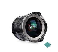 7artisans Objetivo de enfoque manual para Canon M-Mount M1 / M2 / M3 / M5 / M6 / M10 / M100 / M50 EOS (12 mm, f/2.8)