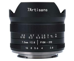 7Artisans ojo de pez de 7,5 mm f/2,8 II Micro Cuatro Tercios