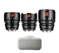 7atisans 10/16/25mm T2.1 Cine Series 3 Objetivos Pack Super 35 Hope Prime para cámaras M43 (negro)