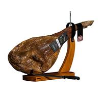 7B PREMIUM Jamón Serrano al 100% Duroc | Cerdos de Raza Duroc Alimentados con Cereales | Jamón Serrano Natural Curado en Bodega | 20 Meses (Con hueso 7-8 Kg.)