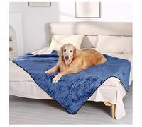 7CDXD Manta impermeable para perros, 127 x 150 cm, manta suave para perros, manta de franela impermeable, a prueba de líquidos, protección de sofá en ambos lados, mantas para perros y gatos