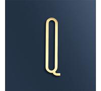 7cm Latón Macizo 3D Números Placa Casa 0-9 Letras A-Z Tablero Adhesivo Pegado Oficina Hotel Número Puerta Buzón Dirección Interior Alfabeto Digitals para El Hogar Placas Al Aire Libre Cuarto (Q)