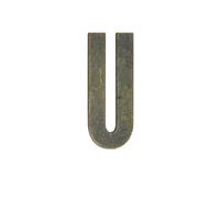 7CM NúMeros De Casa Autoadhesivos De Bronce De Metal Para Puerta(U)