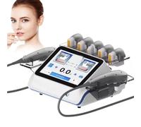 7D Hifu RF Indoloro Máquina De Adelgazamiento Corporal Y Facial Levantamiento, Eliminación De Arrugas De Ojos, Dispositivo De Ultrasonido Focalizado, 20000 and 30000 Disparos con 7 Cartuchos