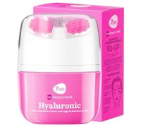 7DAYS Crema Facial y de Cuello Coreana con Ácido Hialurónico, Vitamina C y Rodillo de Masaje - Gel Hidratante, Efecto Lifting y Piel Rellena, para la Papada, 40 ml