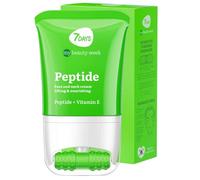 7DAYS Crema Facial y de Cuello Coreana con Péptidos, Vitamina E y Rodillo de Masaje - Crema Antiedad Reafirmante y Regeneradora, Efecto Lifting, para la Papada, 80 ml